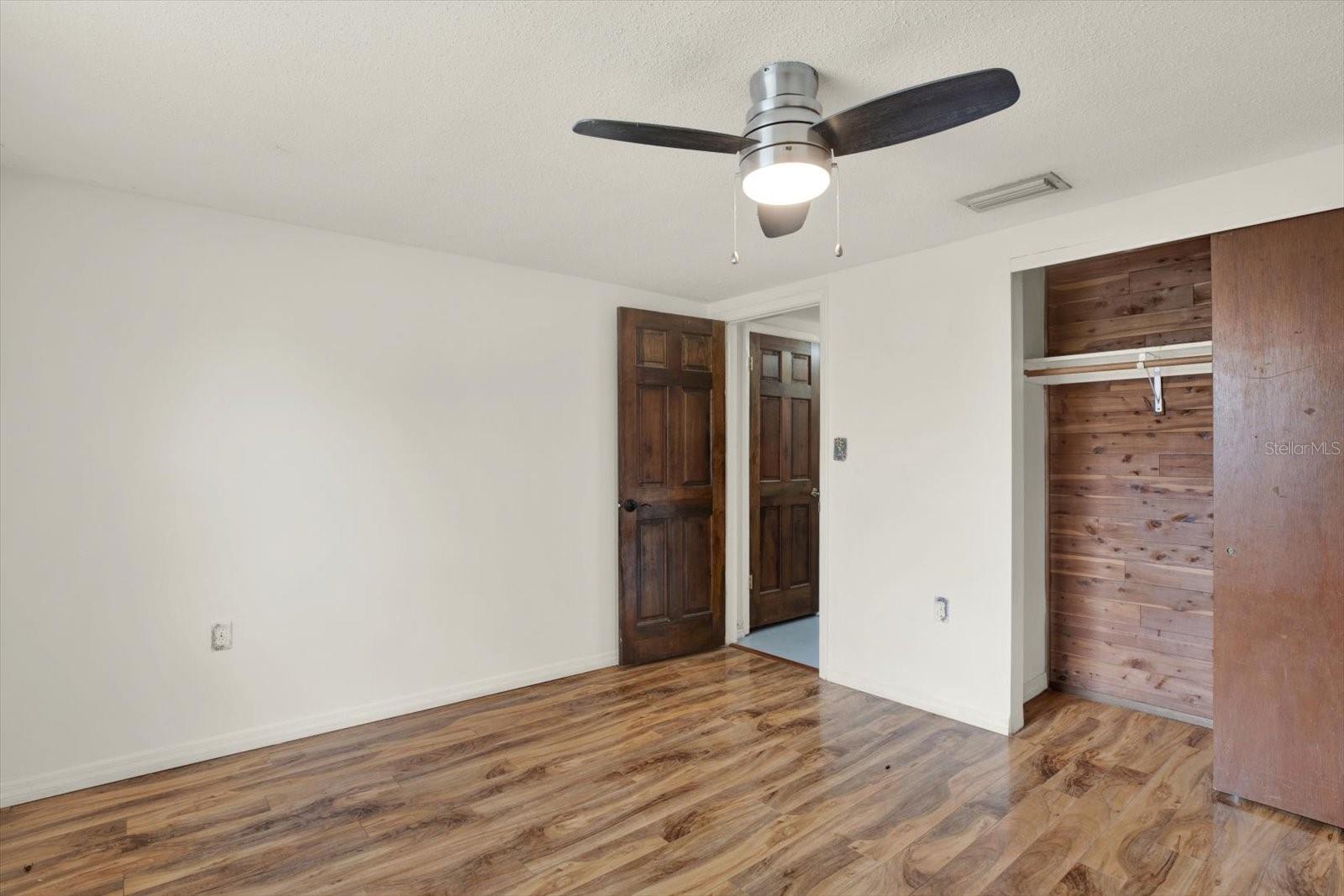 Bedroom in the front of the home