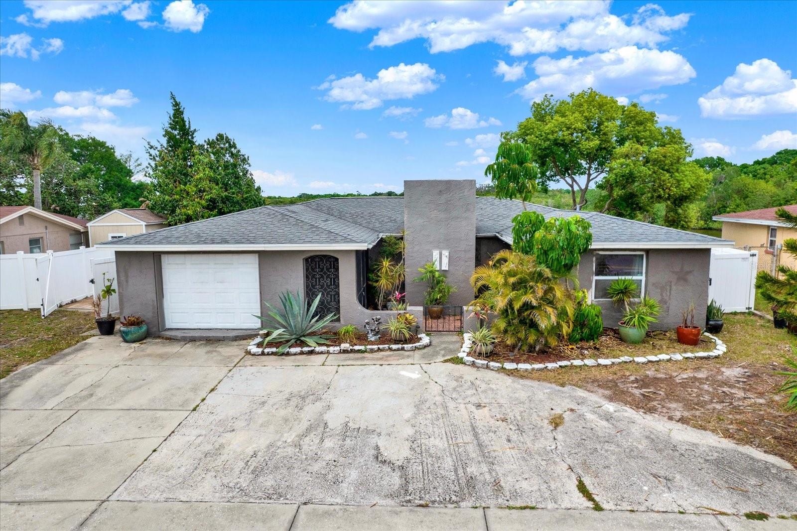 Fully fenced 3931 Holiday Lake, Holiday, FL 34691