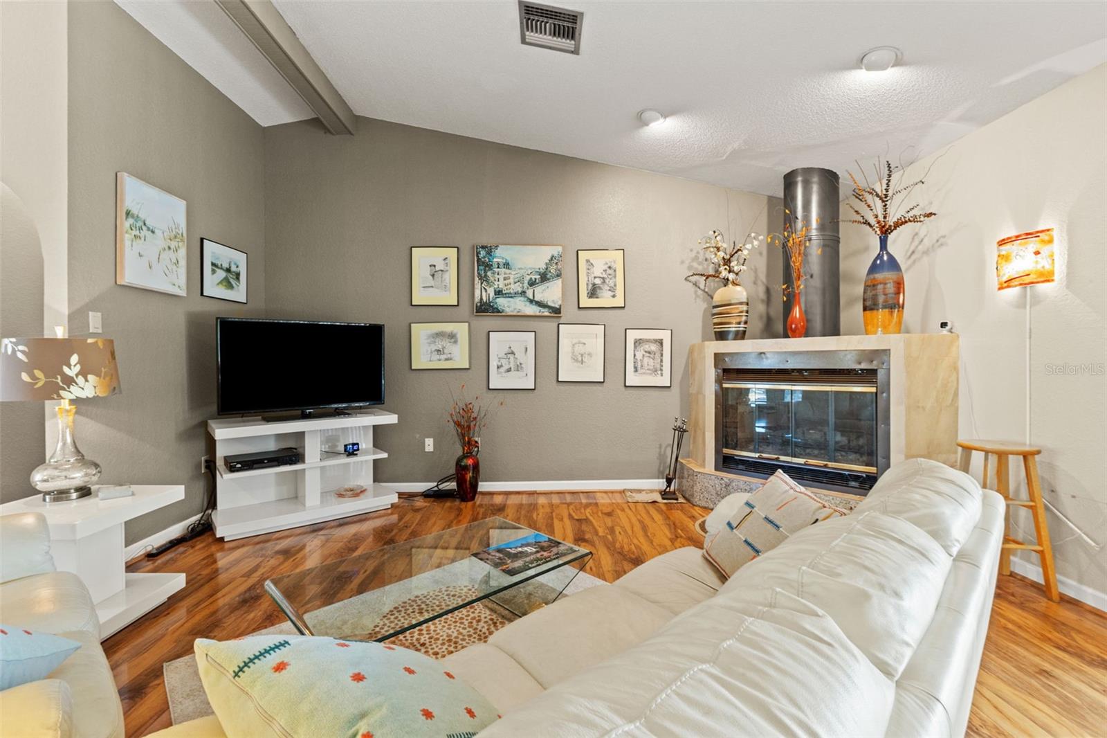 Wood Burning Fireplace