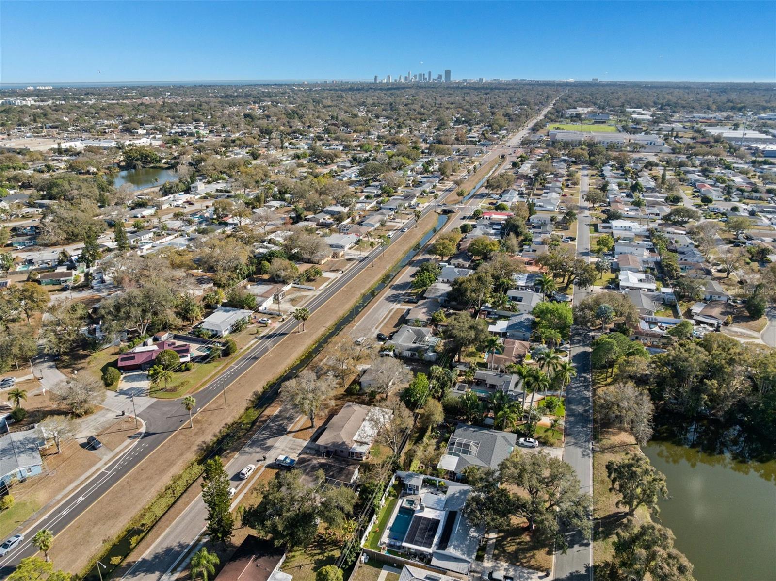 Close to downtown St Petersburg.