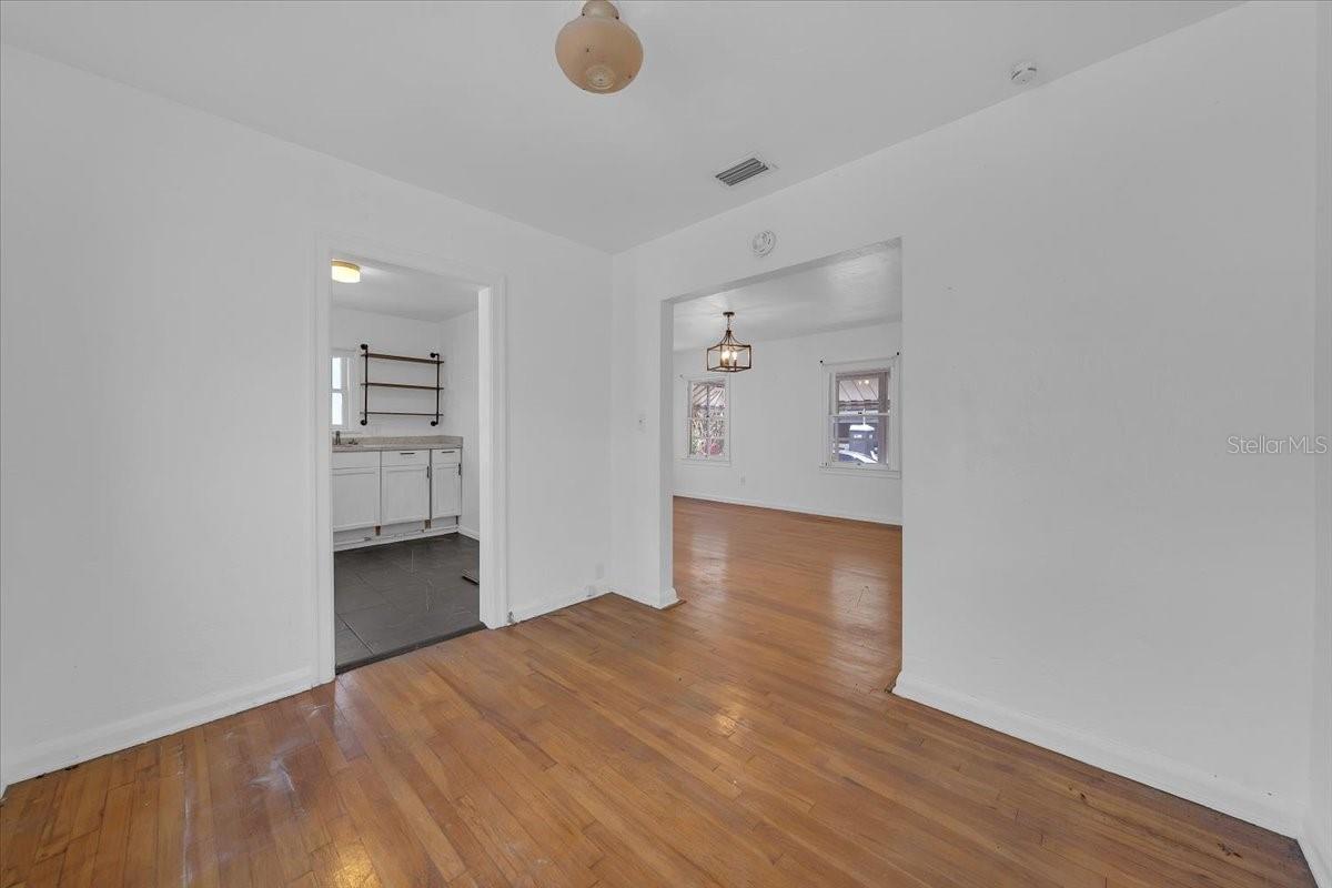 Open to kitchen and great room!