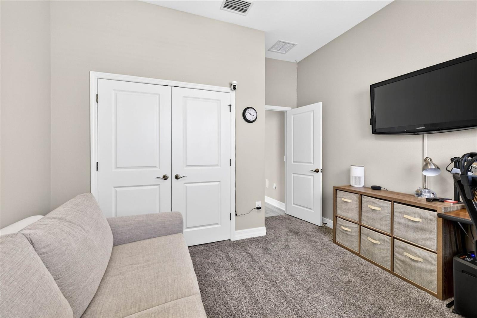 Bedroom 3 with built in closet.