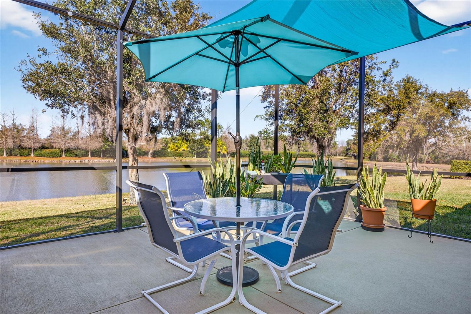 Outdoor seating area