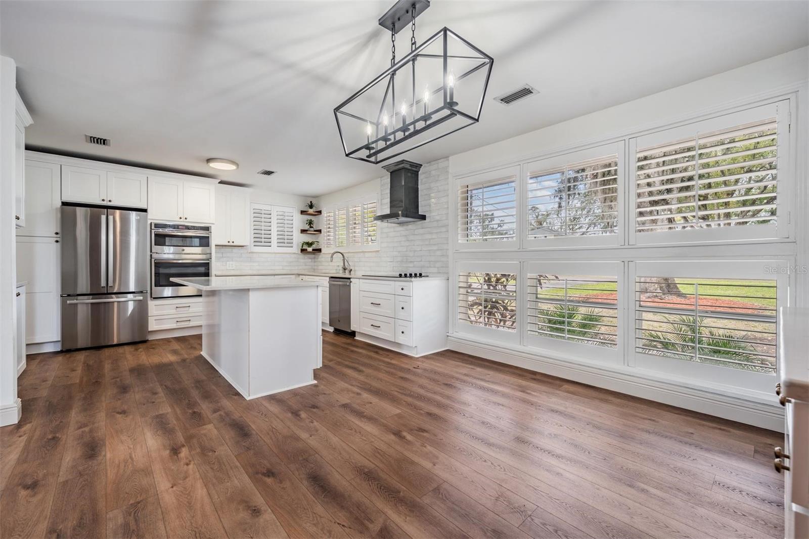 dining room and kitchen