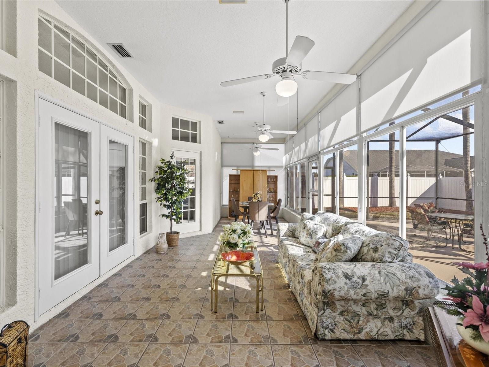 French door entrance