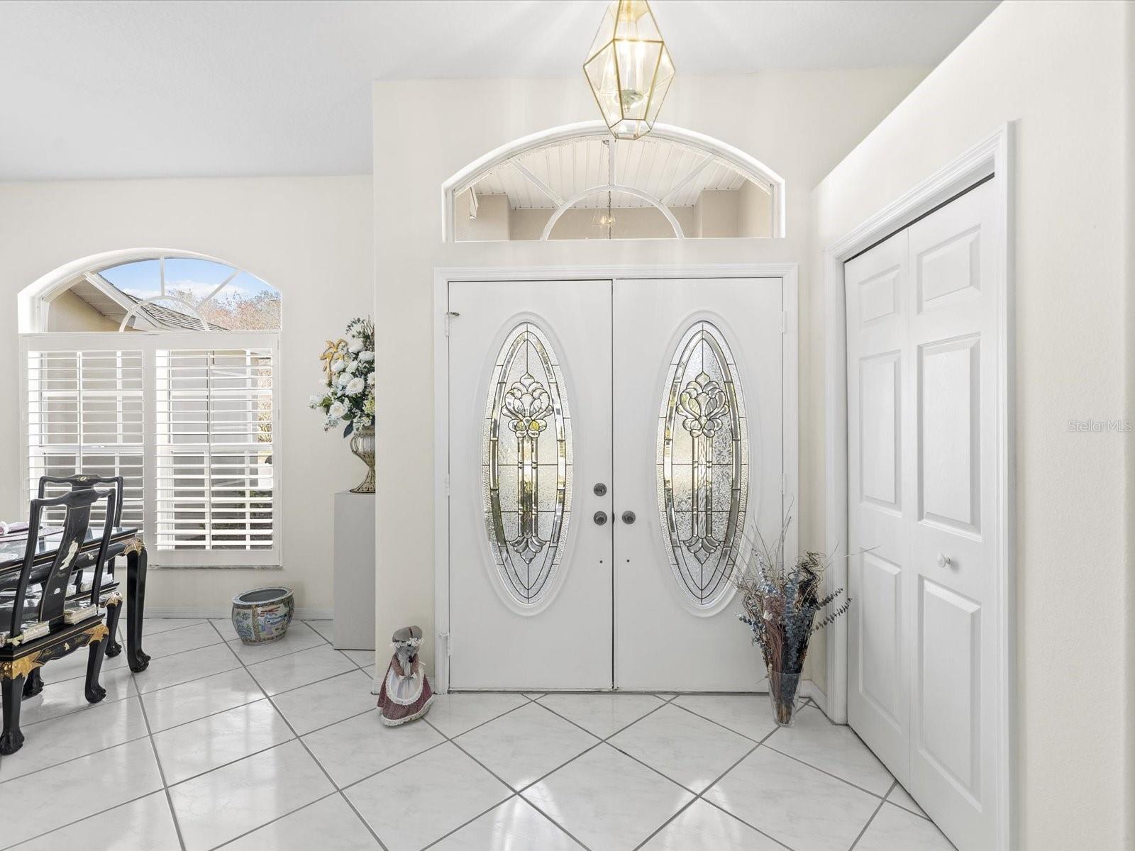 Double front doors
