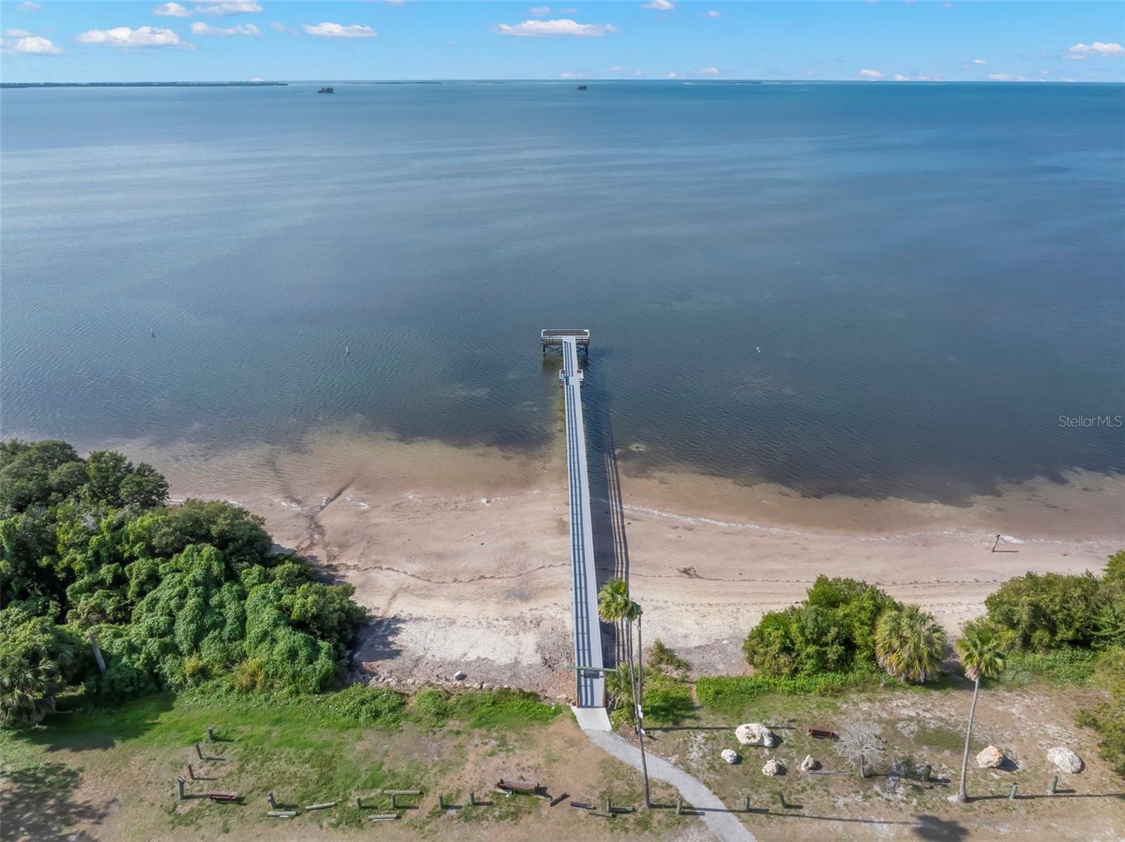 Brand new Crystal Beach pier.