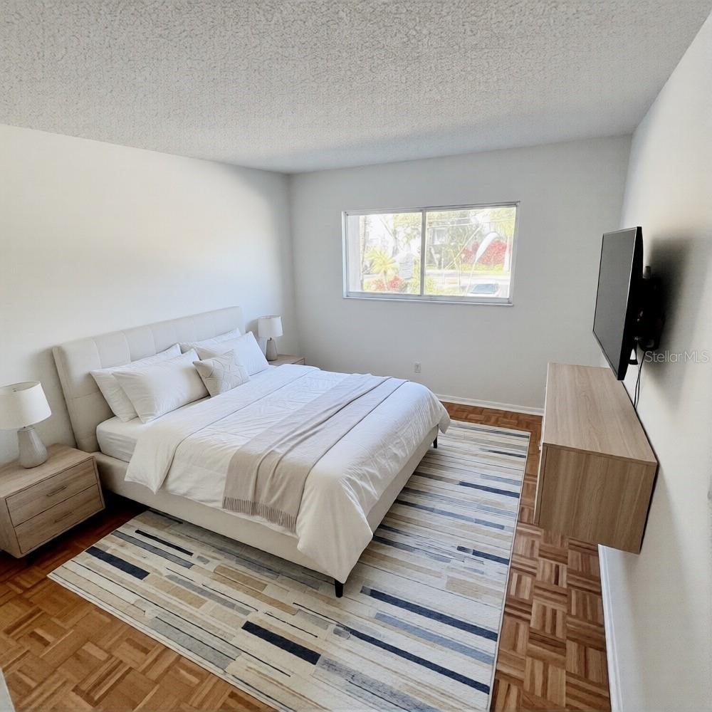 Virtual Staged Bedroom