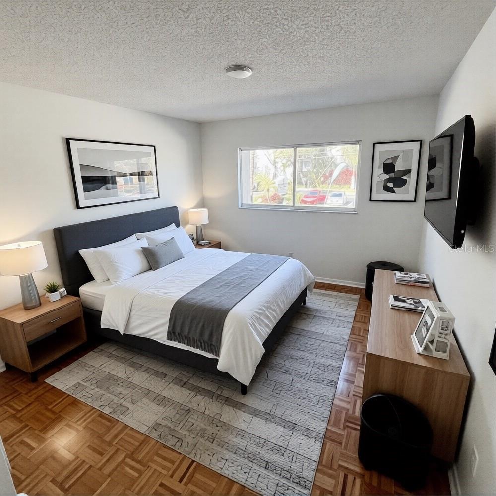 Virtual Staged Bedroom