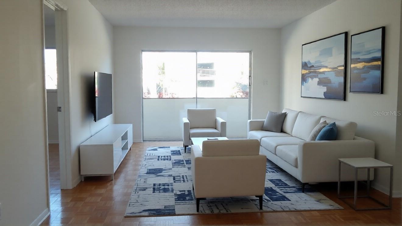 Virtual Staged Living room