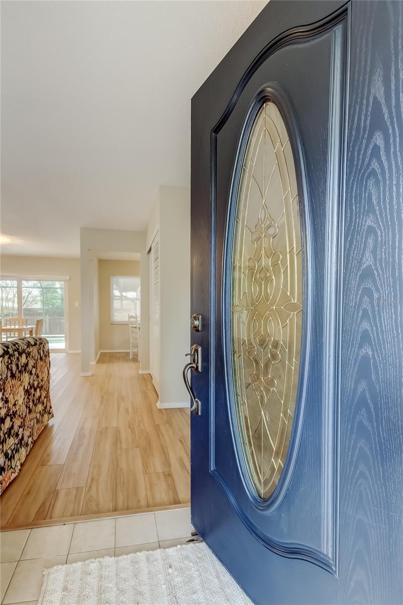 23. Enter Front Door onto a Tiled Foyer (3.8' x 5.6') ...