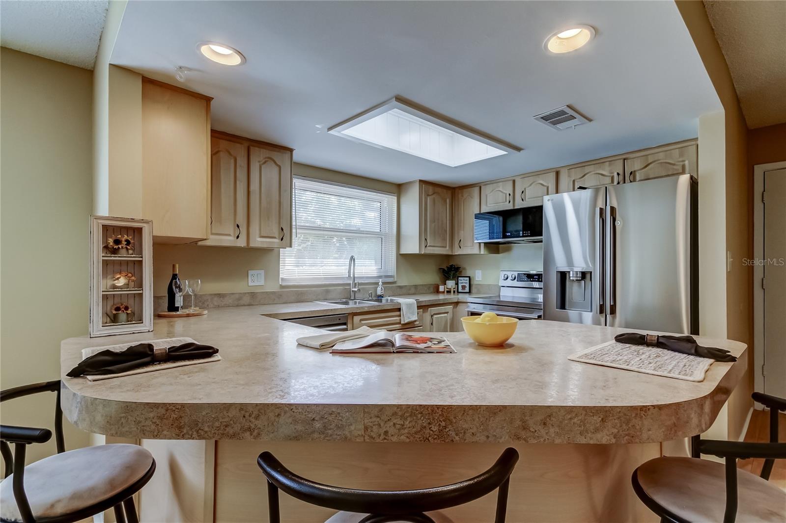 36. Kitchen (10' x 13') Updated Garbage Disp, Faucet, Lighting, $7k New Stainless Steel Appliance Package!