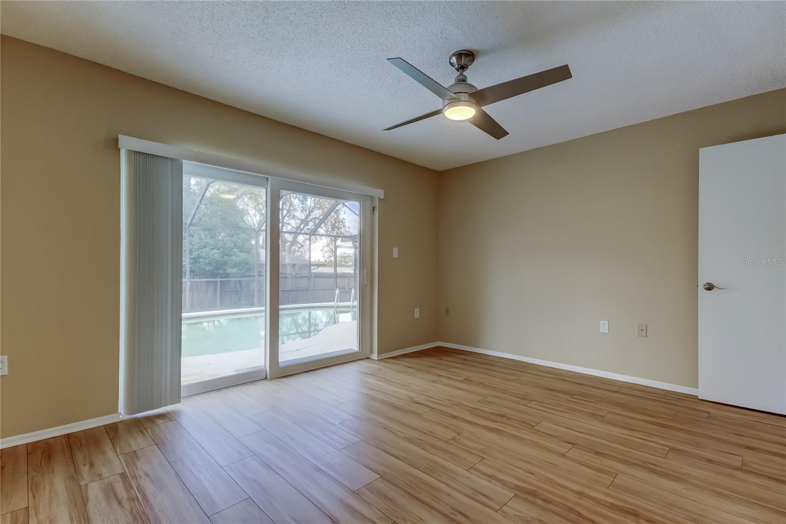 54. Bedroom #2 (11.8' x 15') w Walk In Closet, Sliders to Pool, Jack n Jill Bath Access!!