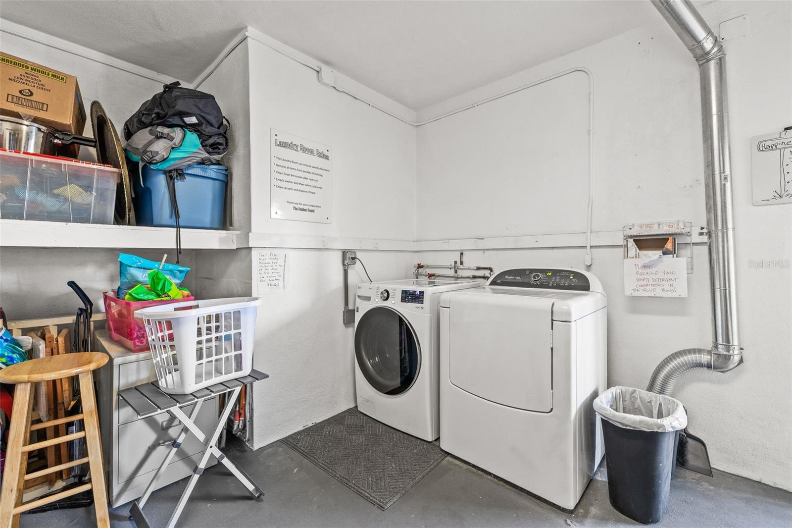 Building Laundry and Storage