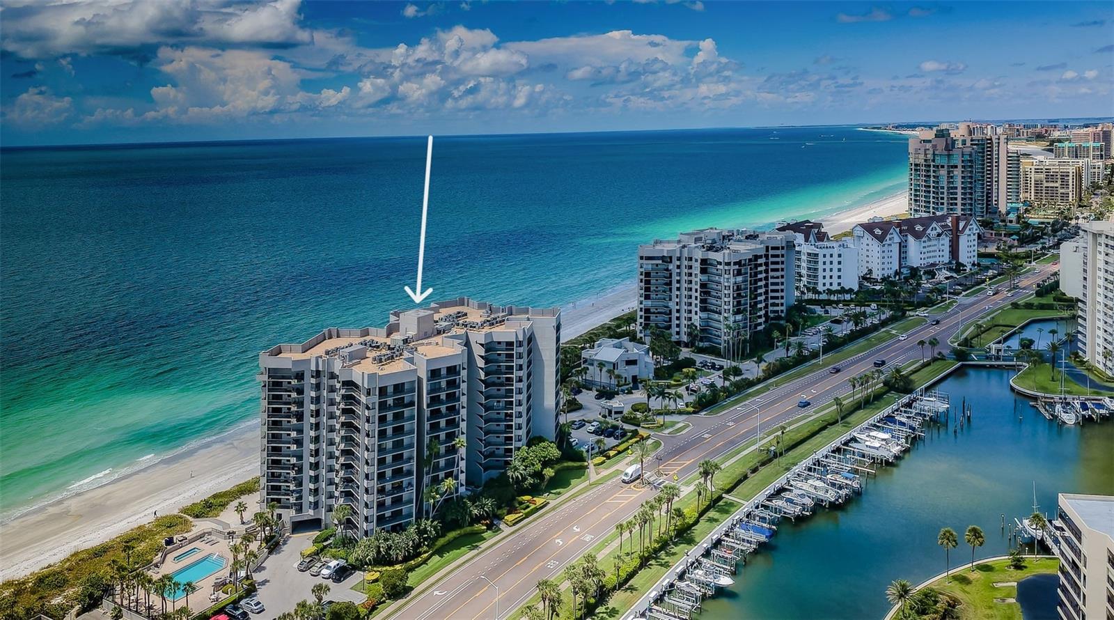 Dan's Island Condo Community on the Pristine sugary sands of Sand Key Beach on Clearwater Beach!