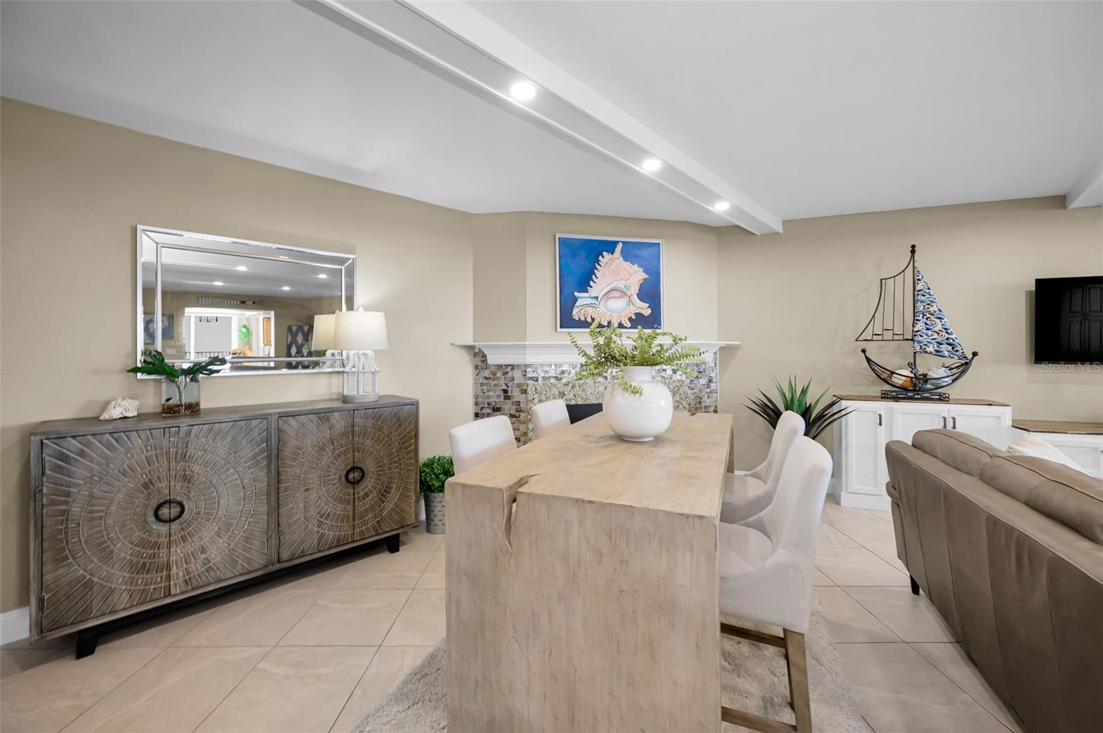 Entering the residence into the Living Area