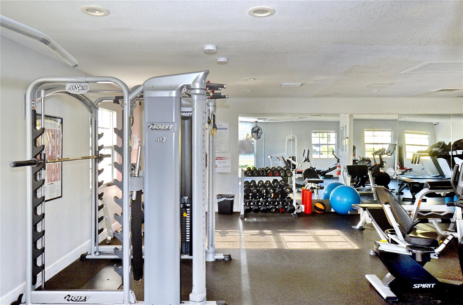 Waterside North's workout room