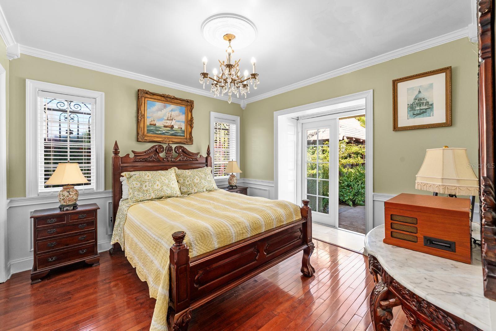 BEDROOM 3 WITH  FRENCH DOORS