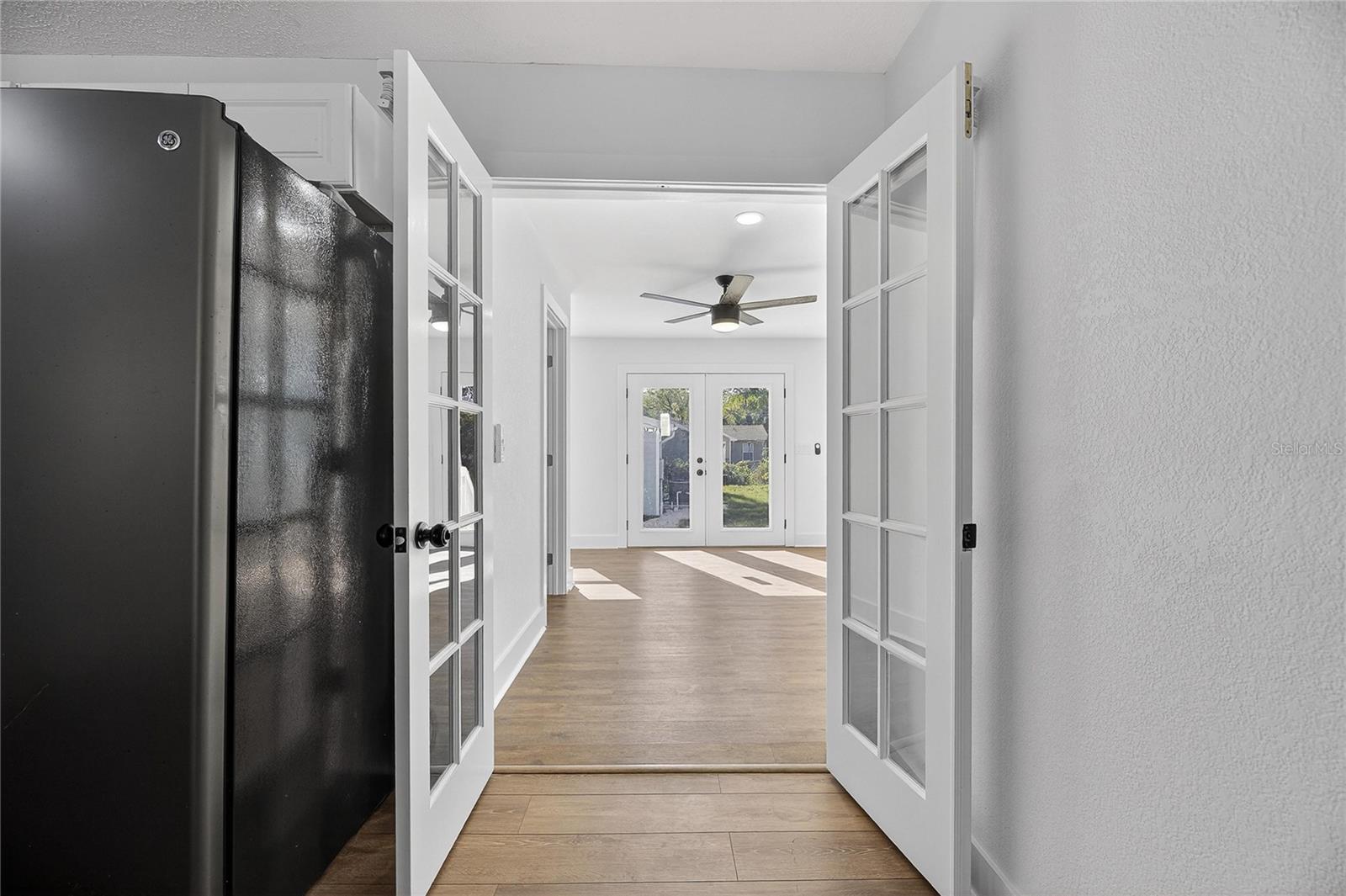 French Door Entrance into the Primary Suite