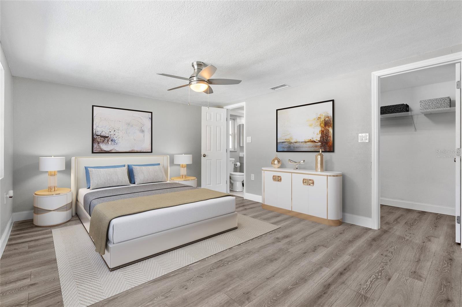 Primary Bedroom (virtually staged).