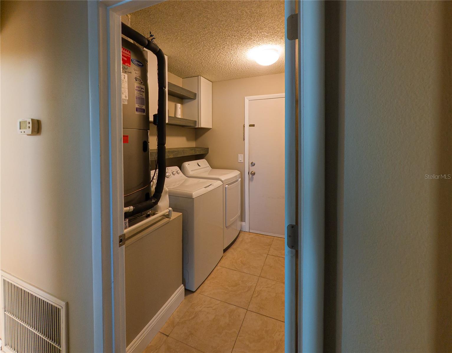 Laundry Room enters to garage