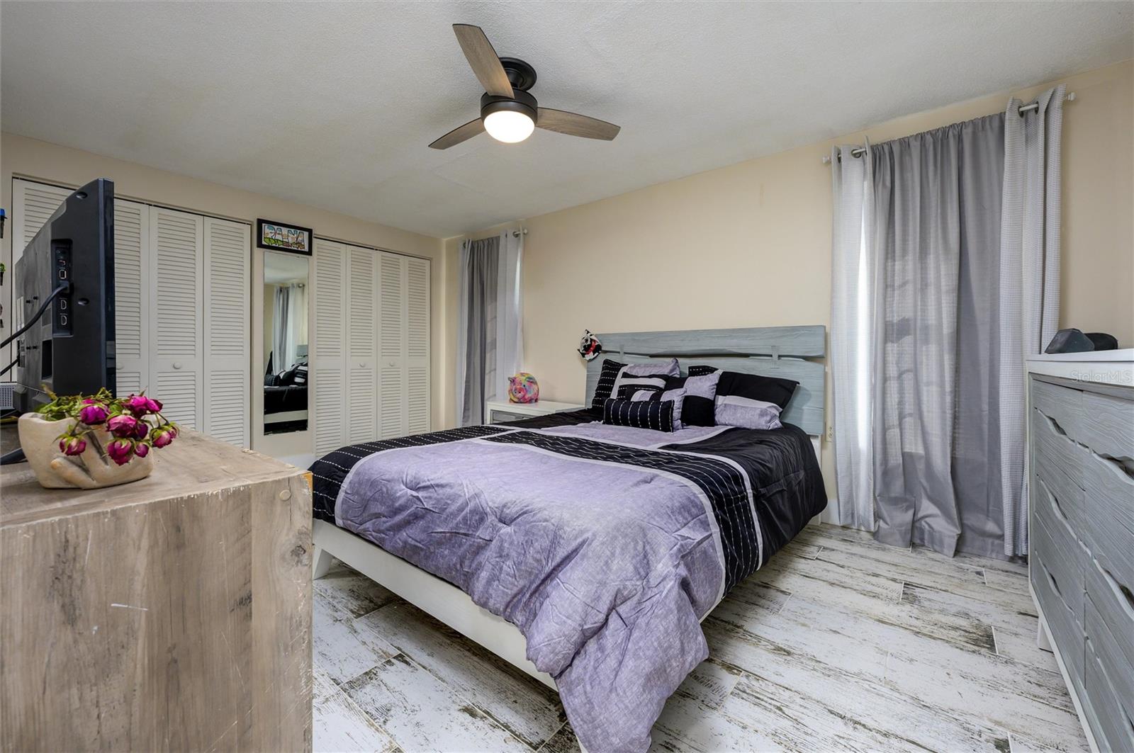 Bedroom 2 with double closets