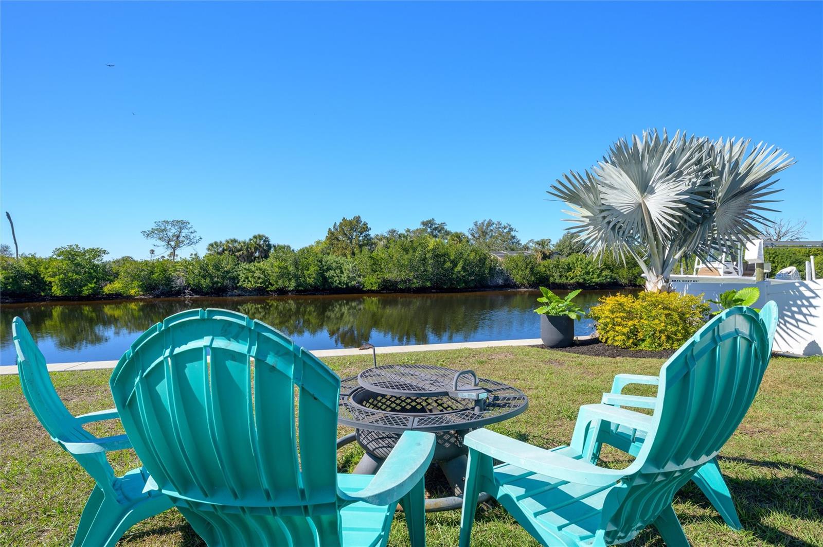 Enjoying the firepit and roasting marshmallows