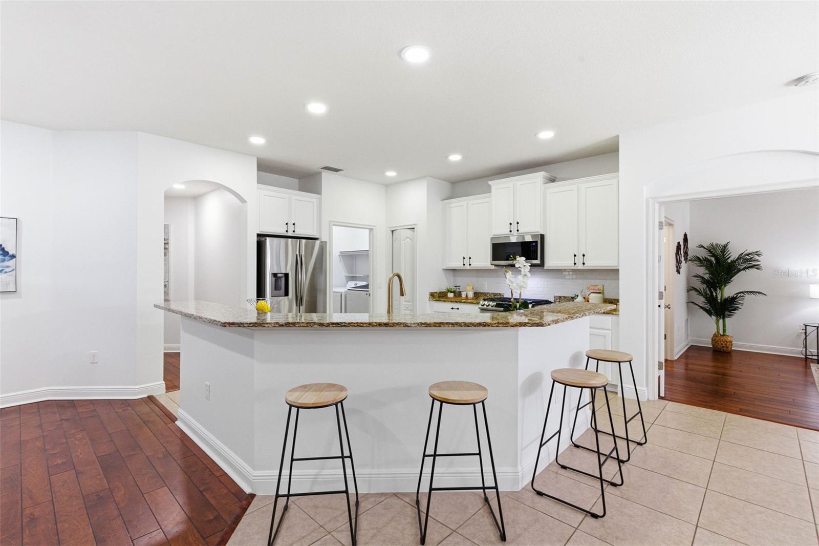 Kitchen-Off Island Seating Space