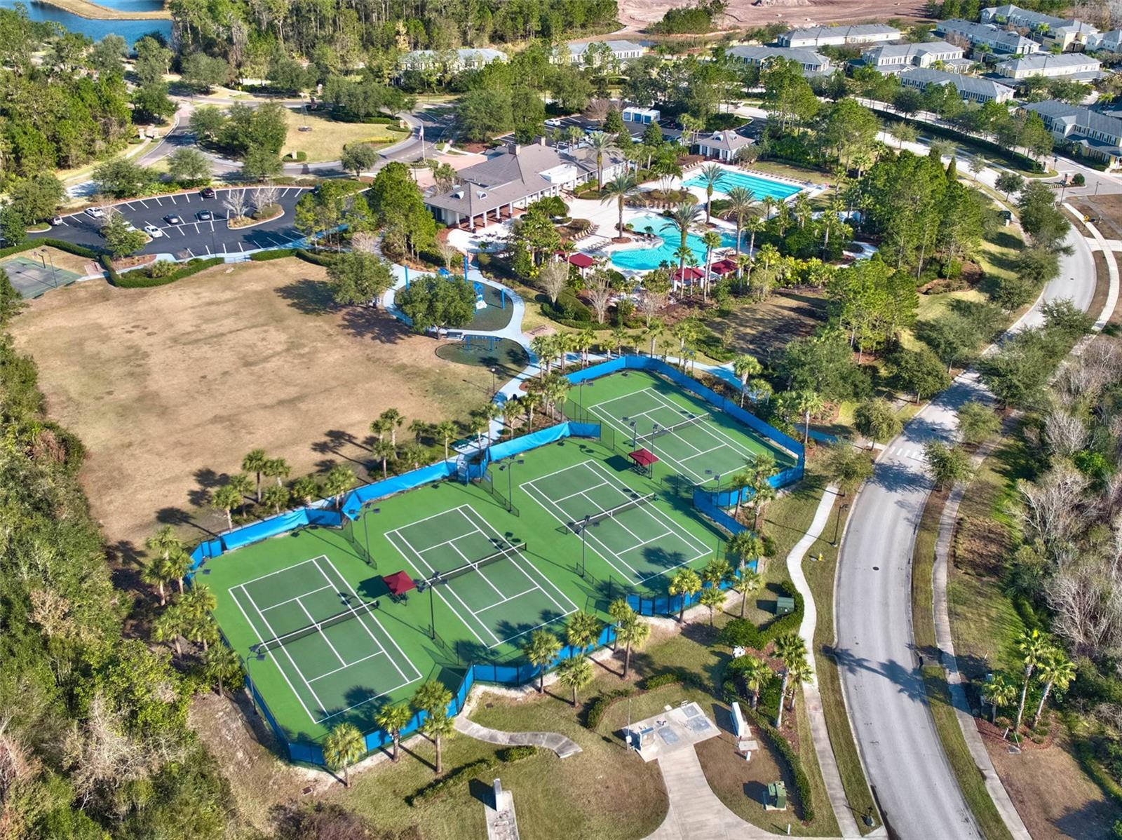 Drone Aerial Of Amenities
