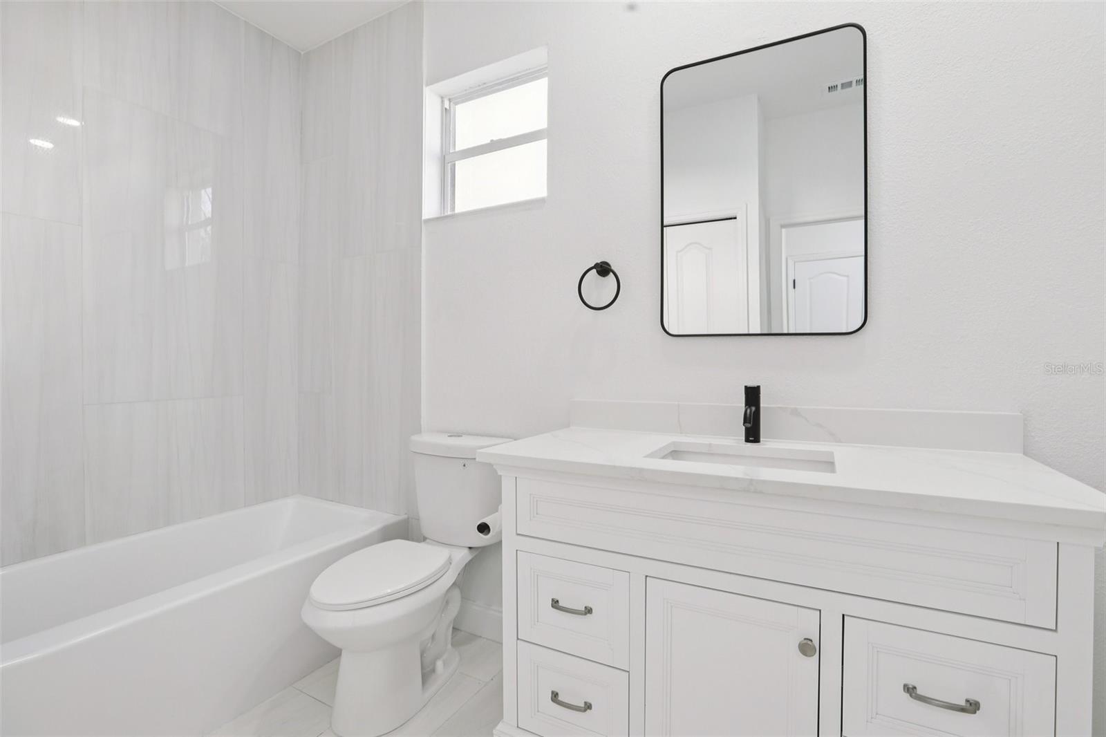 1st Floor Bathroom with Linen Closet