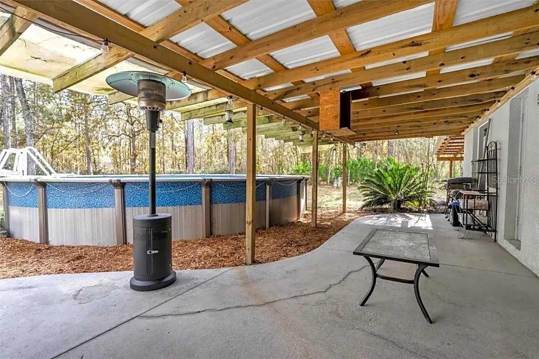 Rear Porch/Pool Area