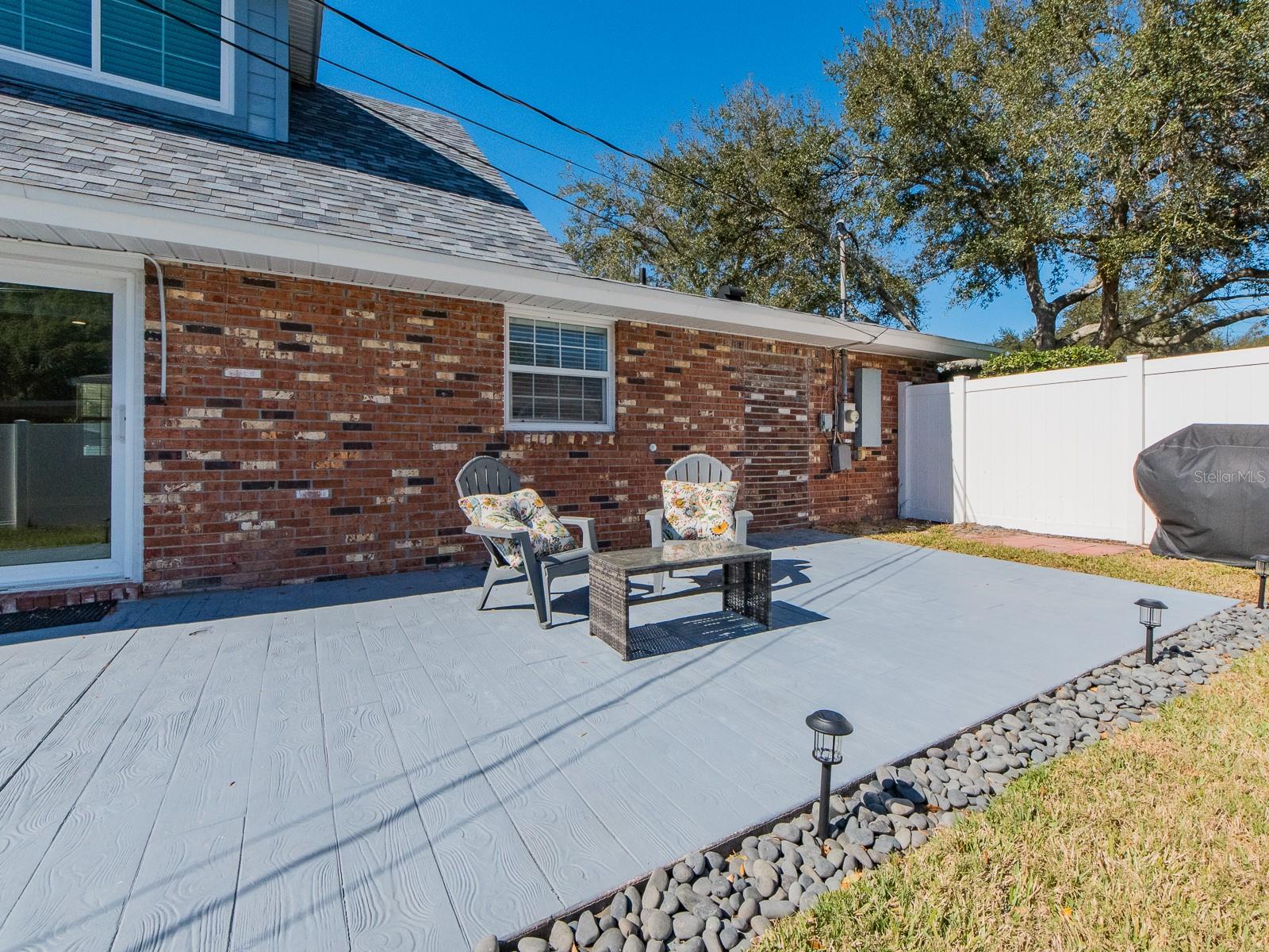 Large backyard Patio