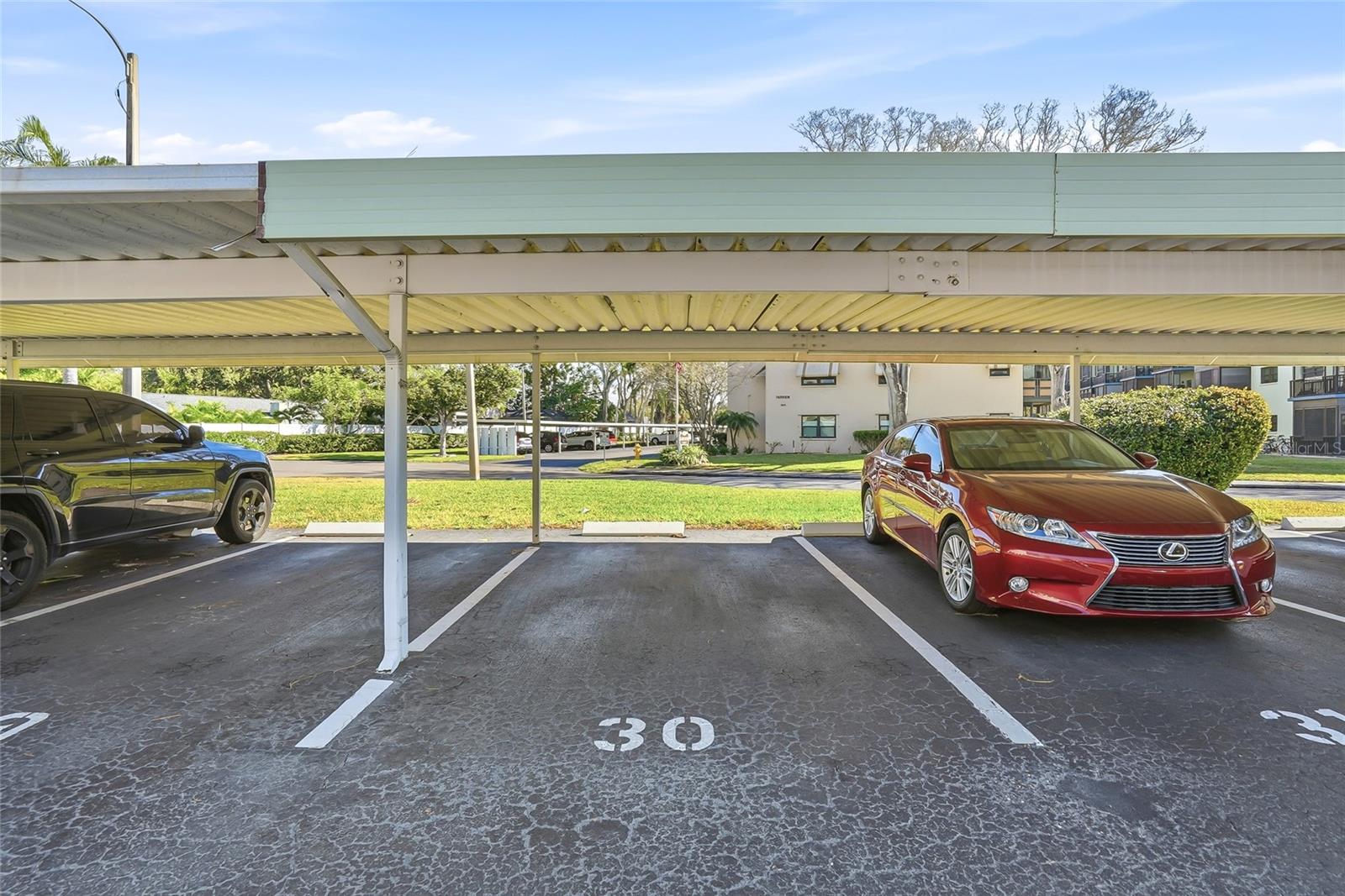 Covered car spot #30