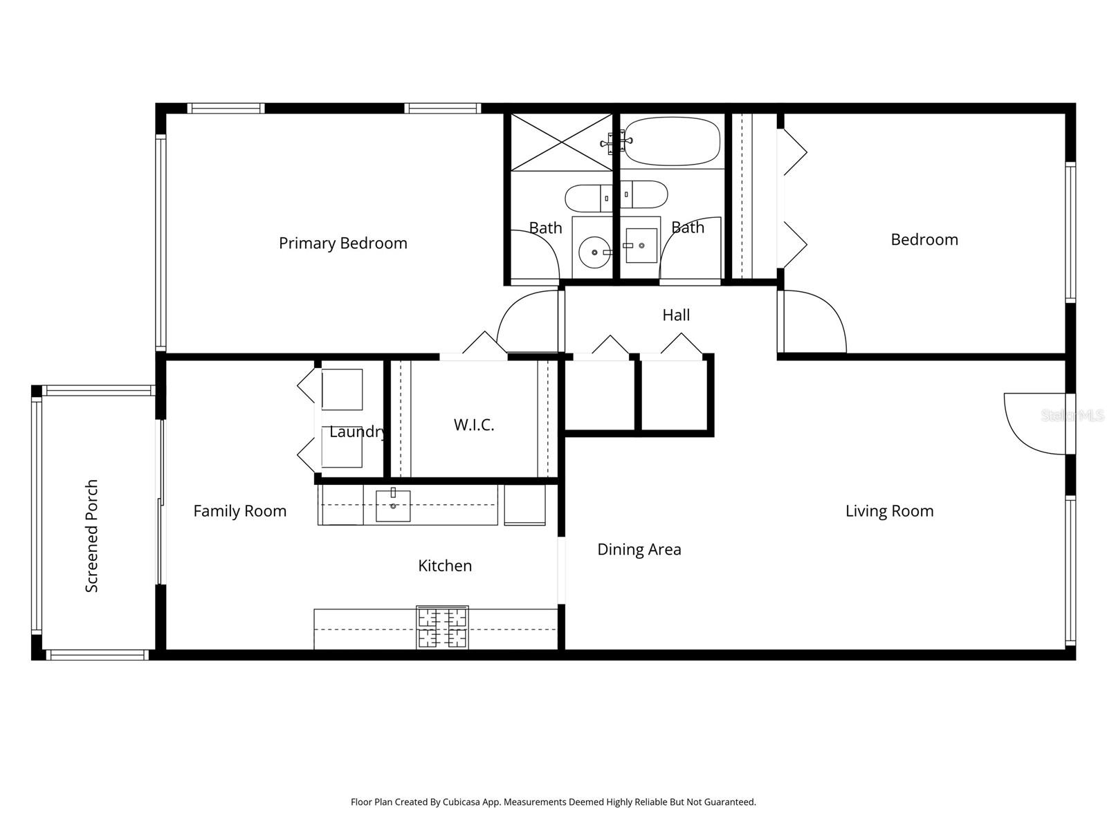 Fantastic floorplan for space and privacy.