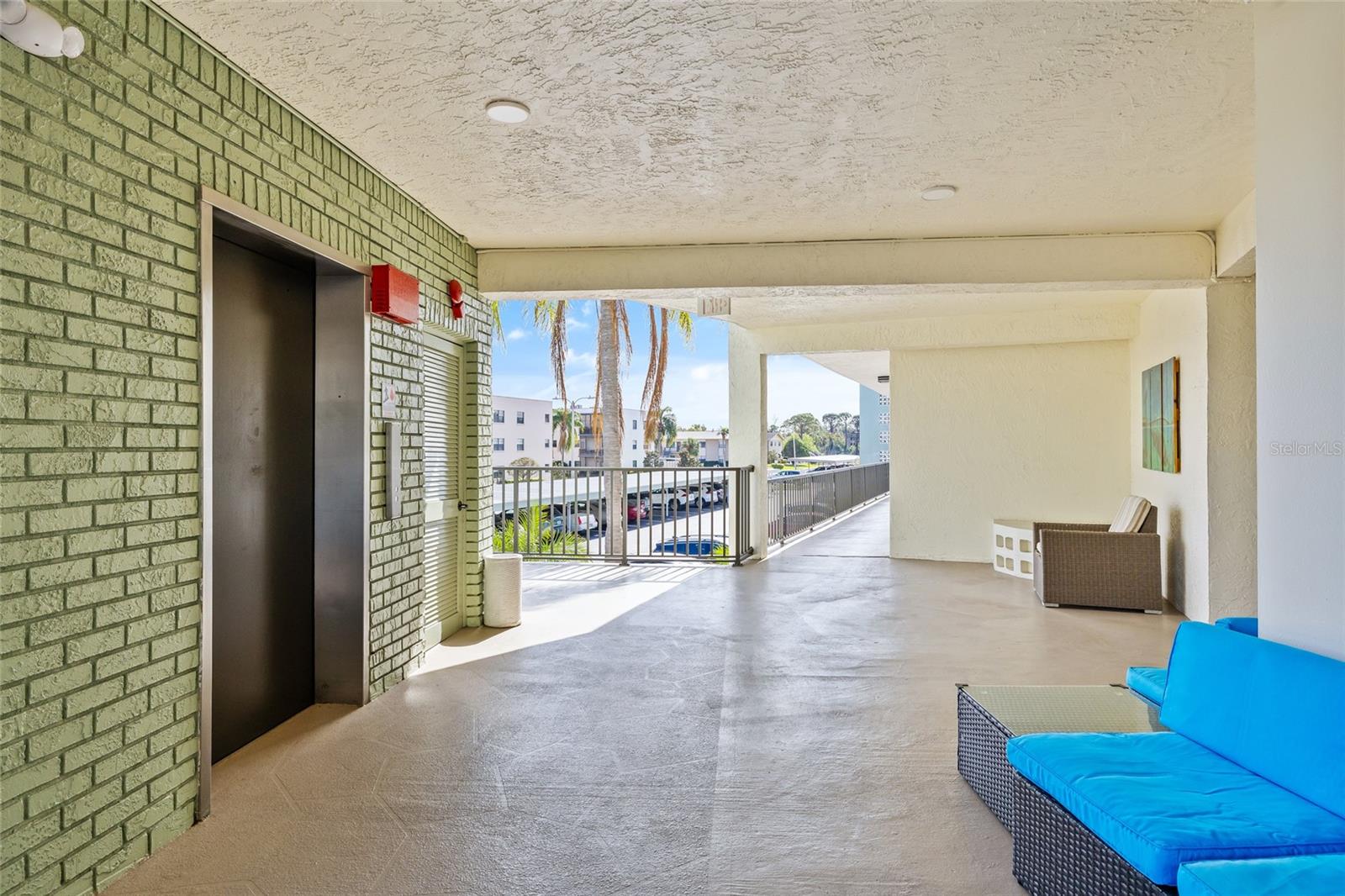 Elevator to all three levels.