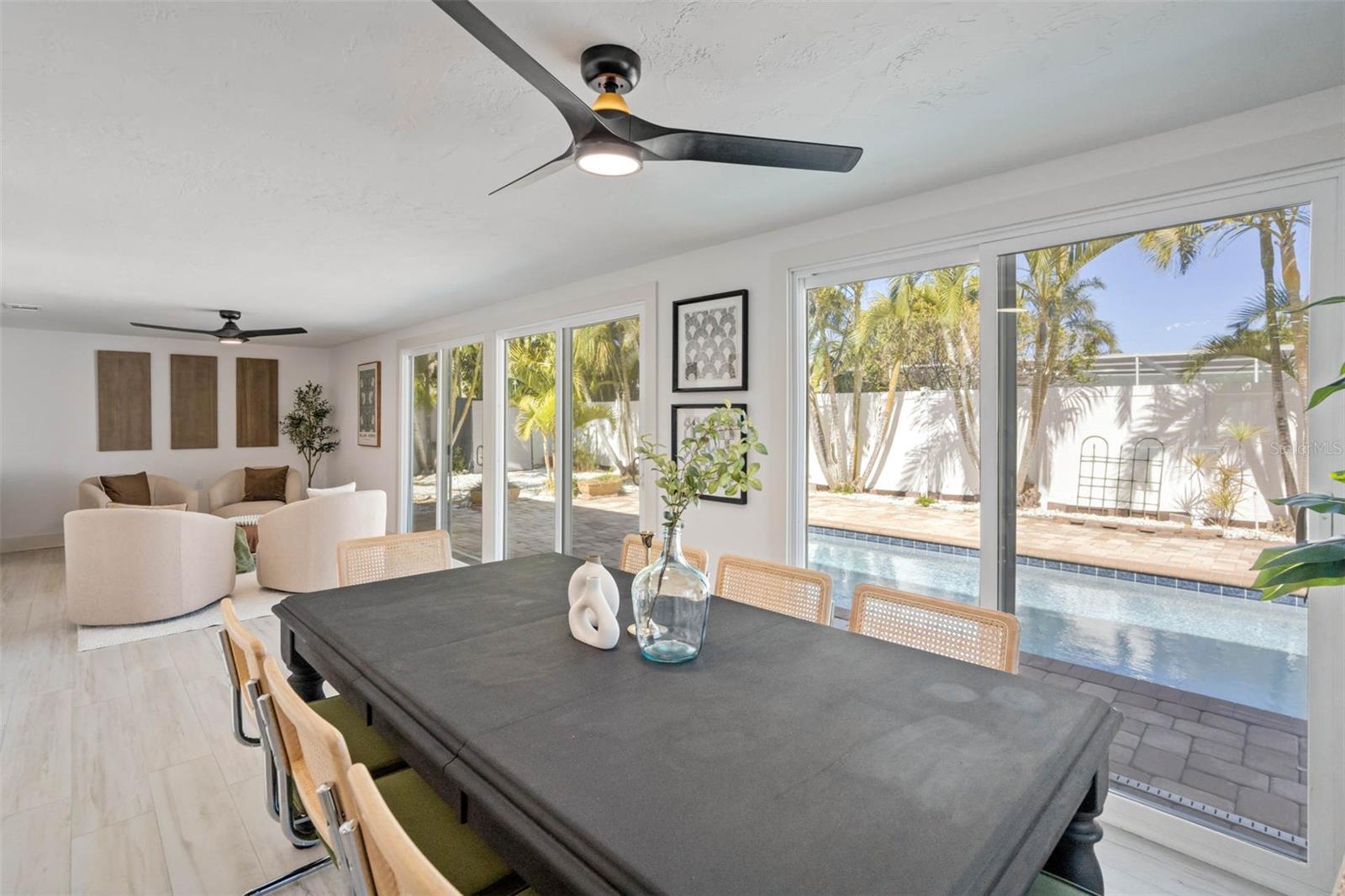 Florida Room Overlooking Pool