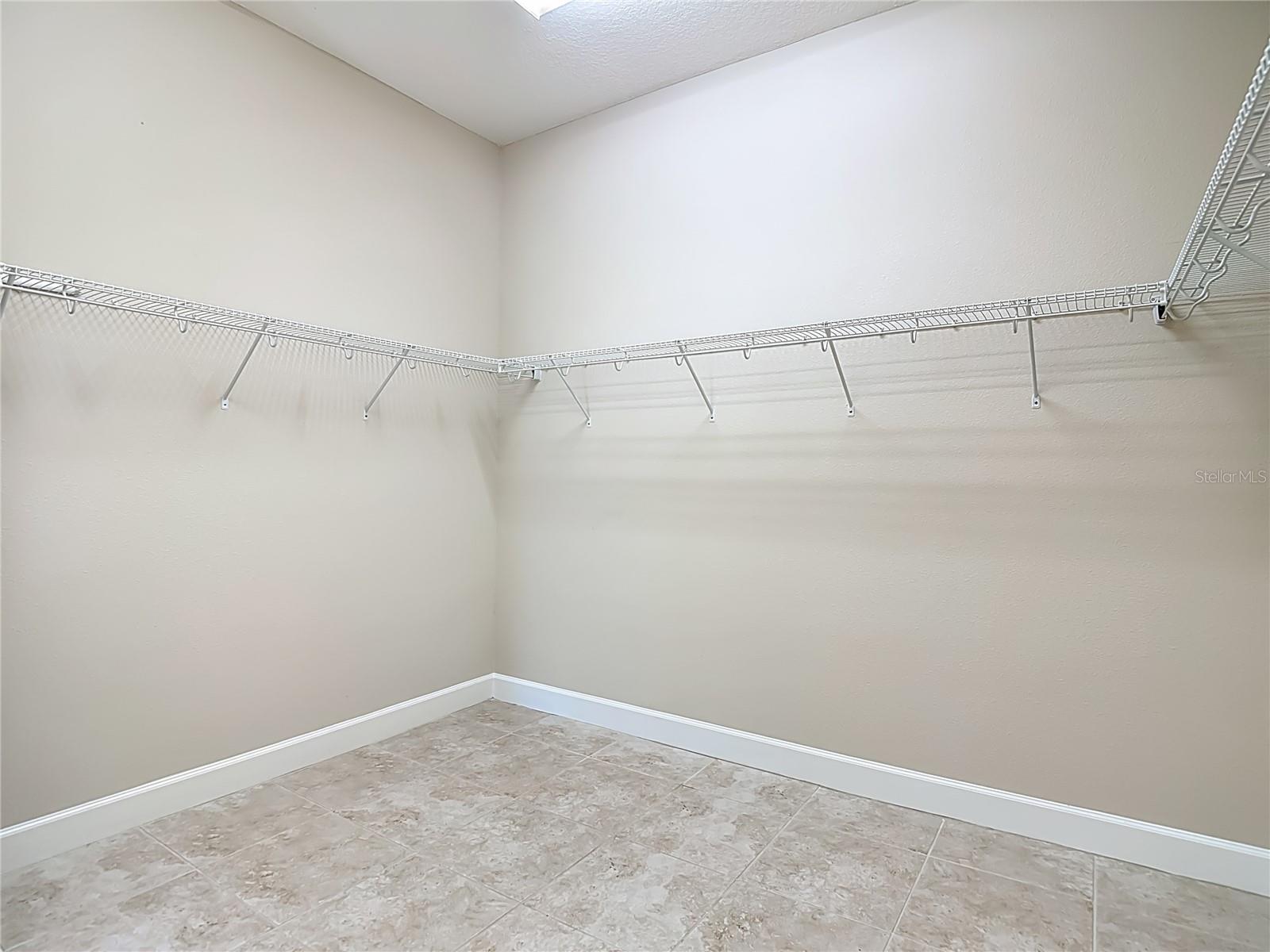 HUGE primary closet