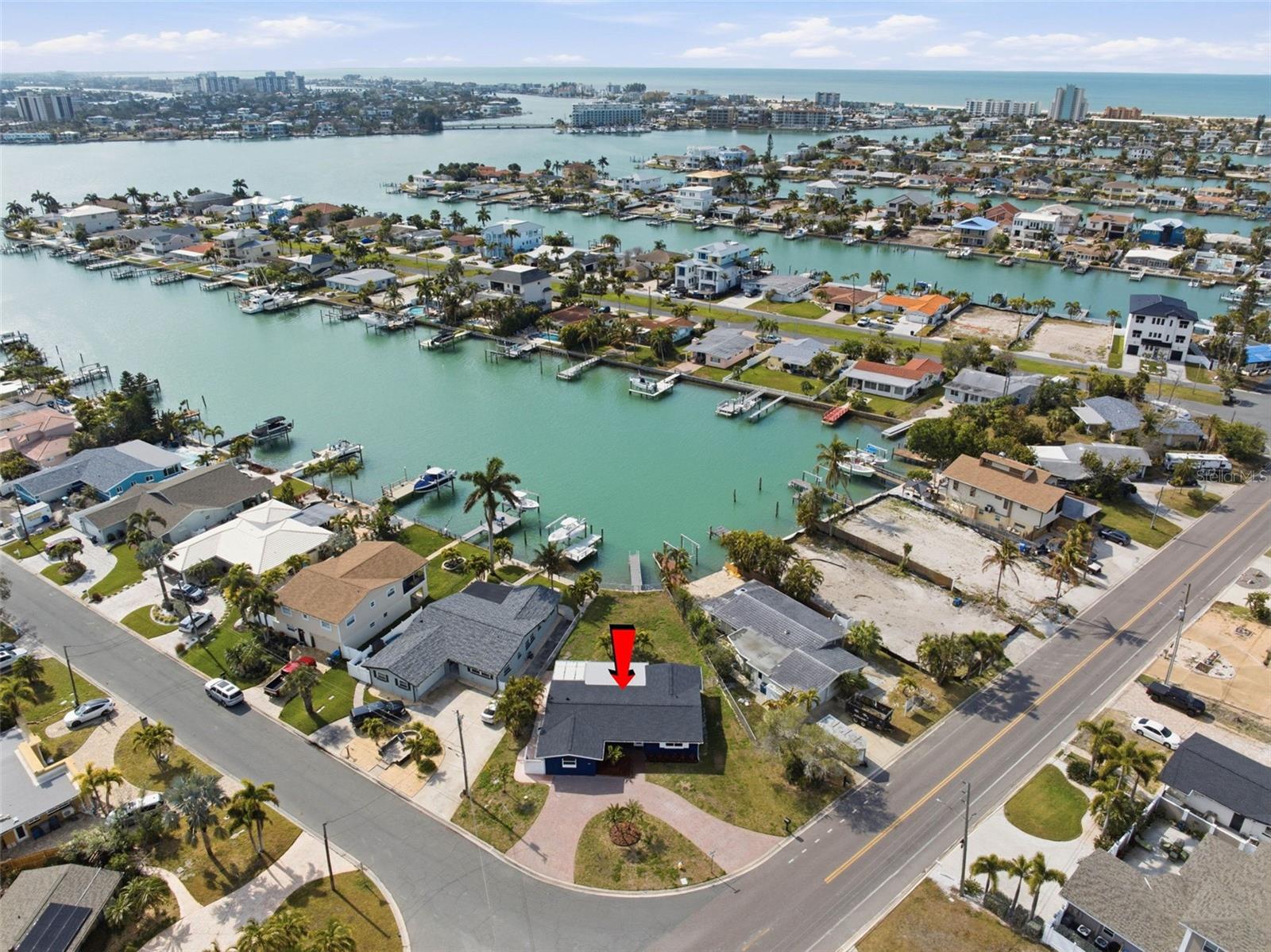 One-mile to the beach.