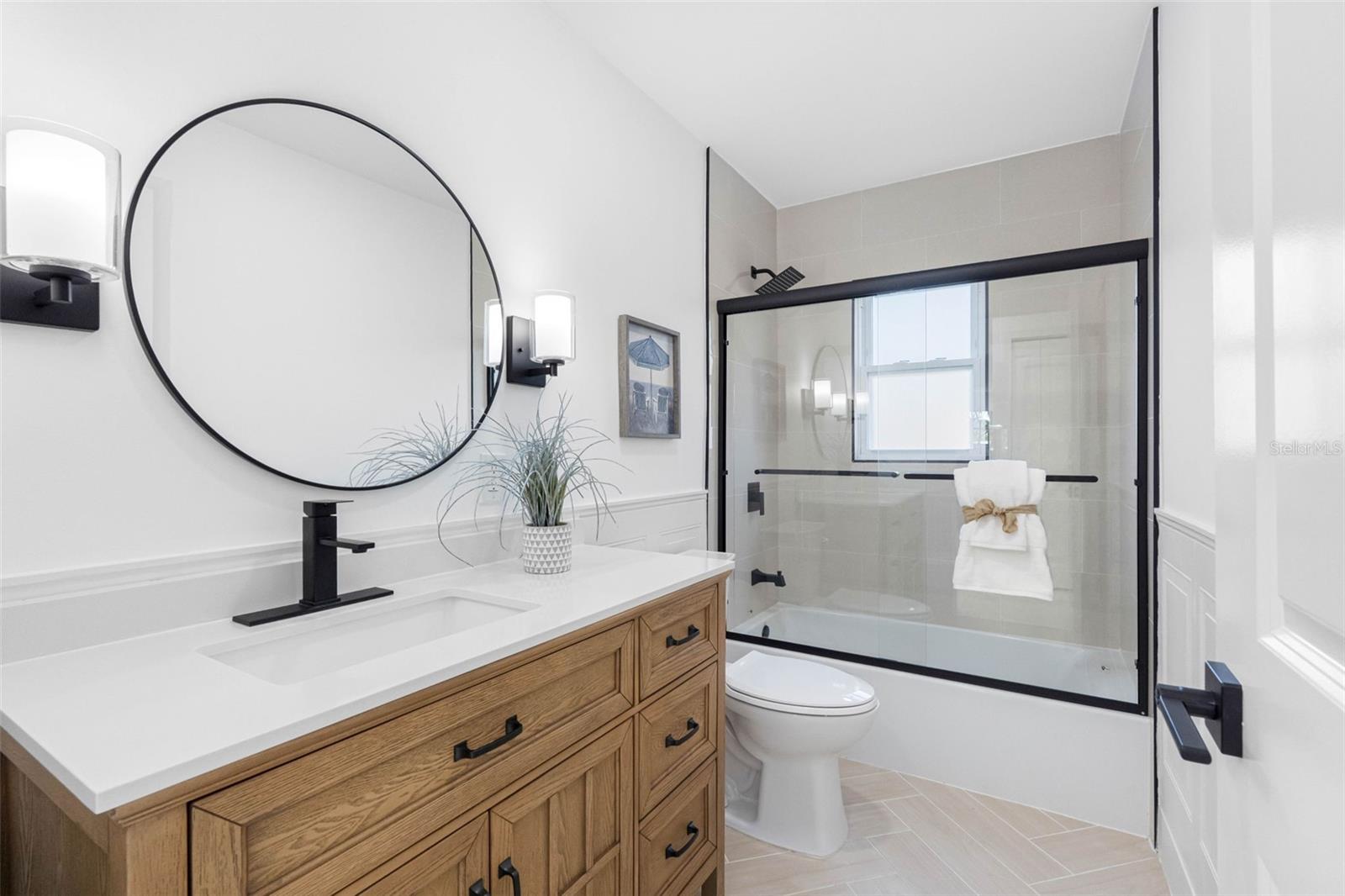 Tub/shower combination.