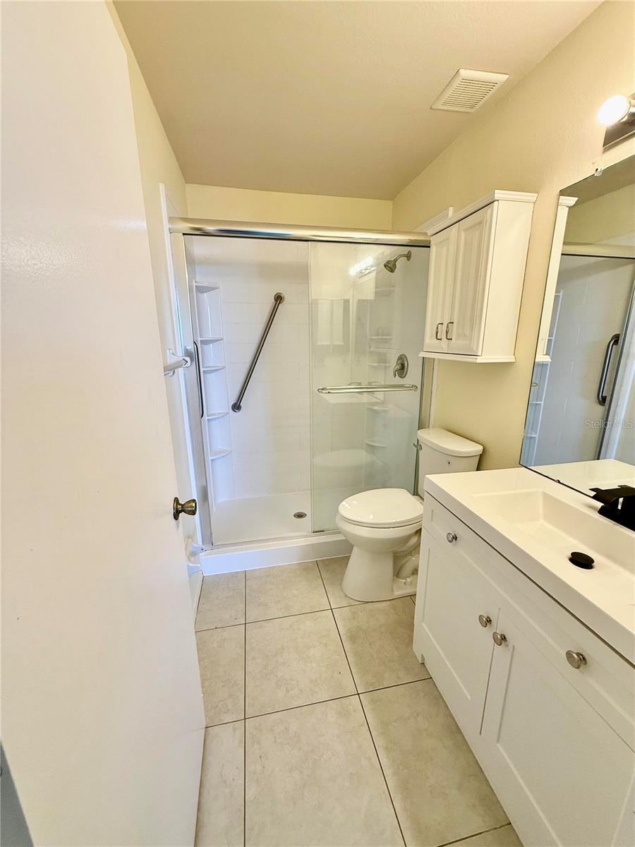 Primary Bathroom with natural palette!