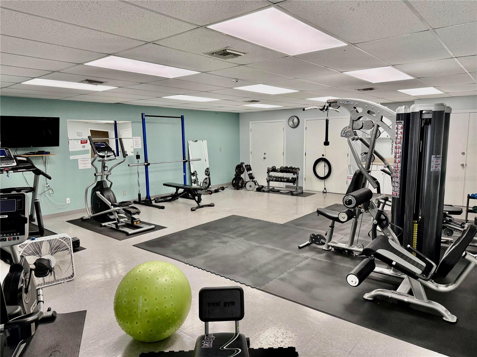 Gym in The Woods Clubhouse!