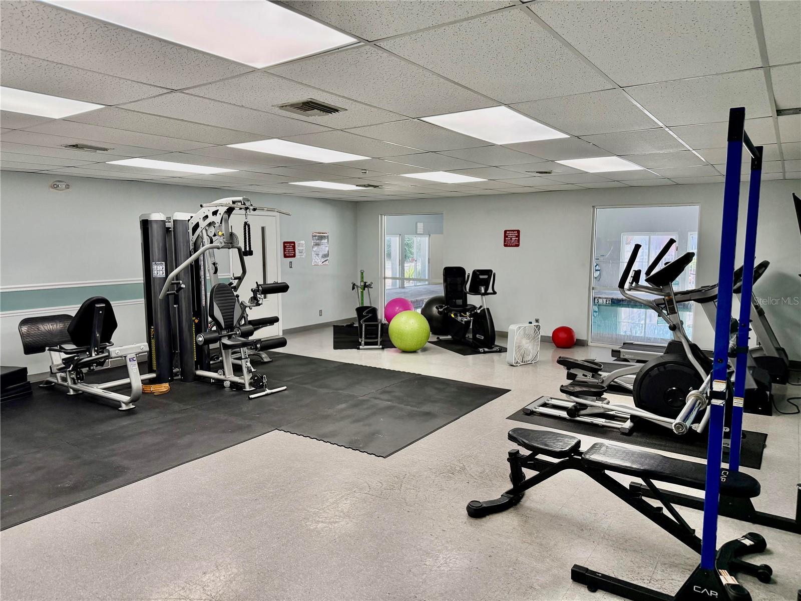 Gym in The Woods Clubhouse!