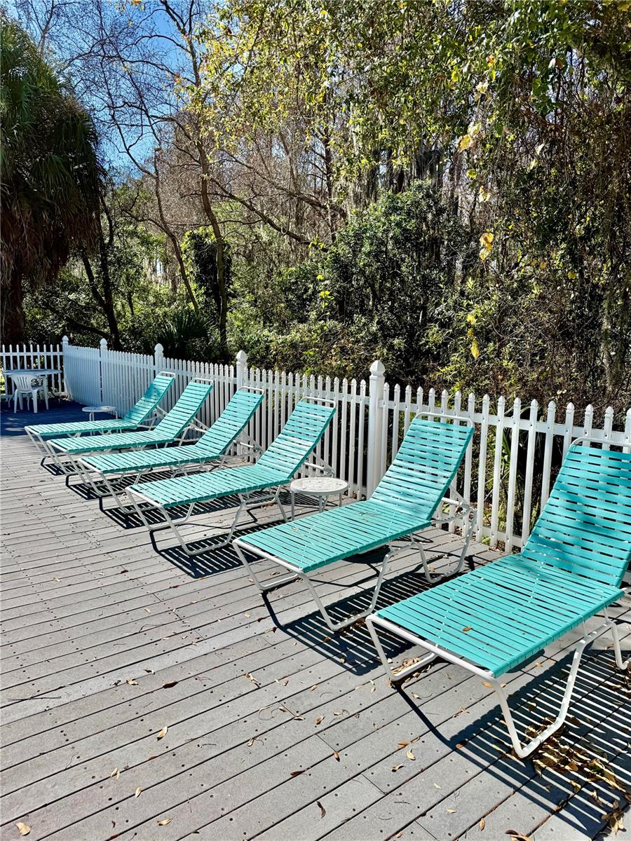 Sun deck at The Woods Clubhouse!