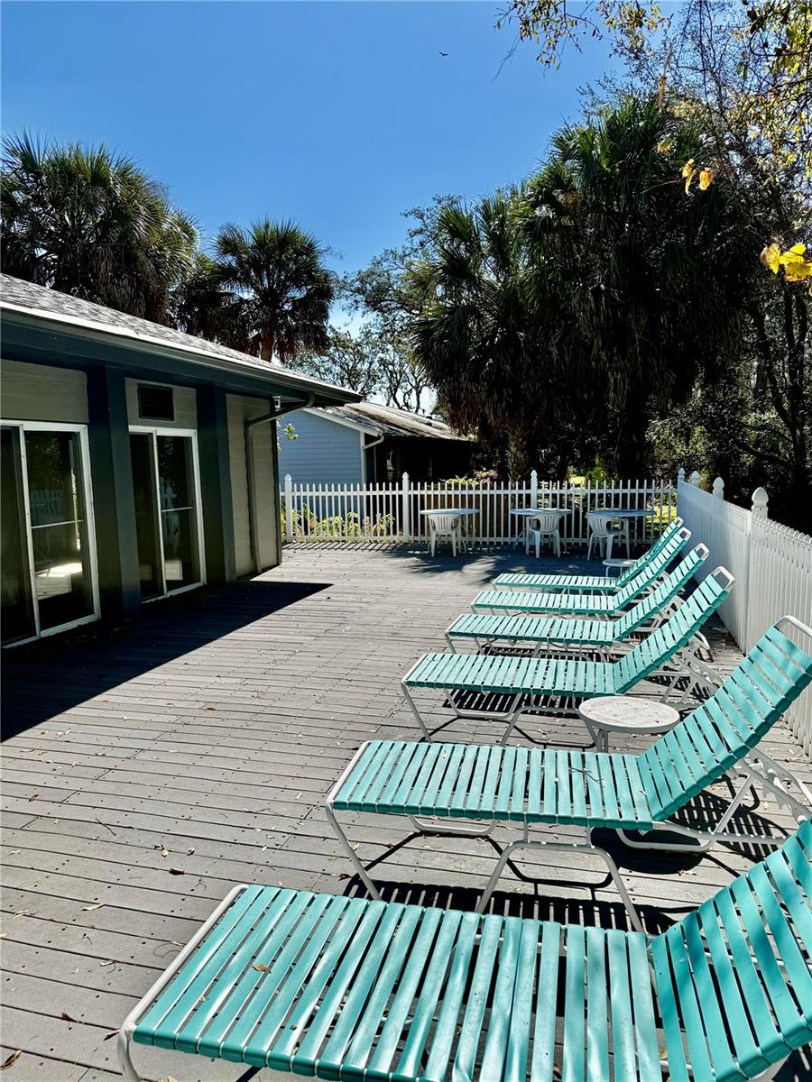 Sun deck at The Woods Clubhouse!