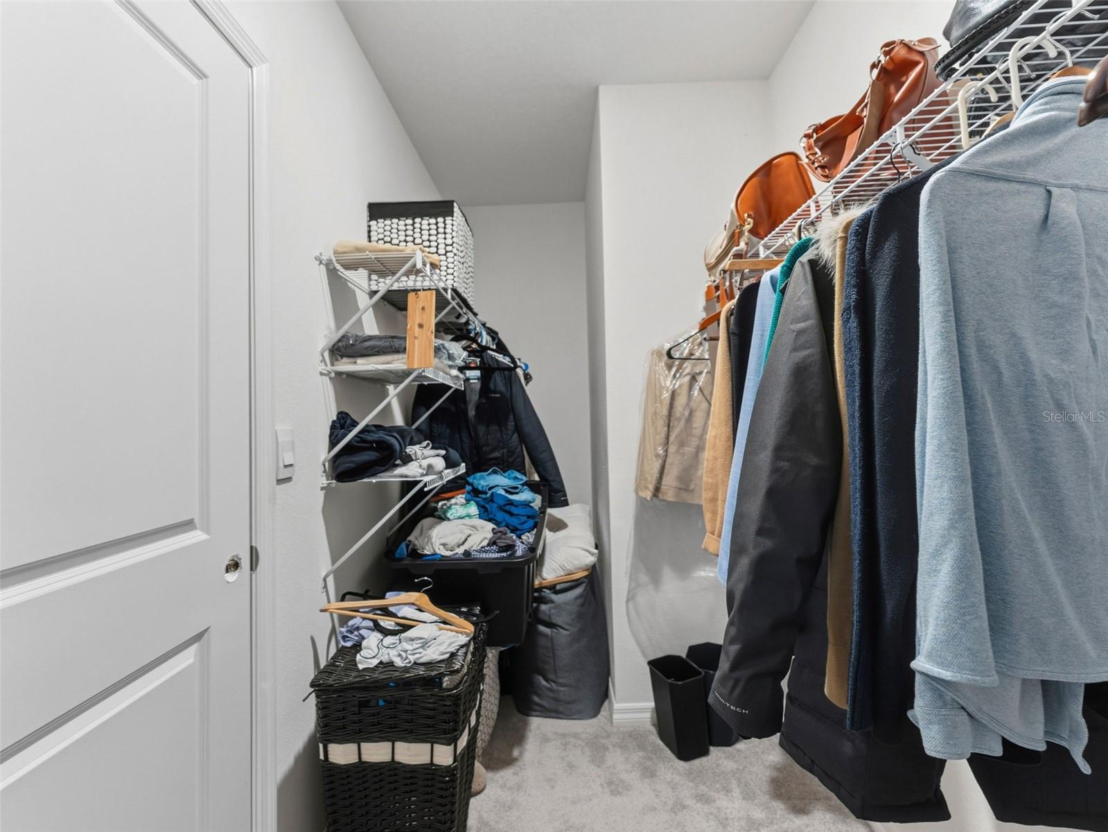 Primary walk-in closet