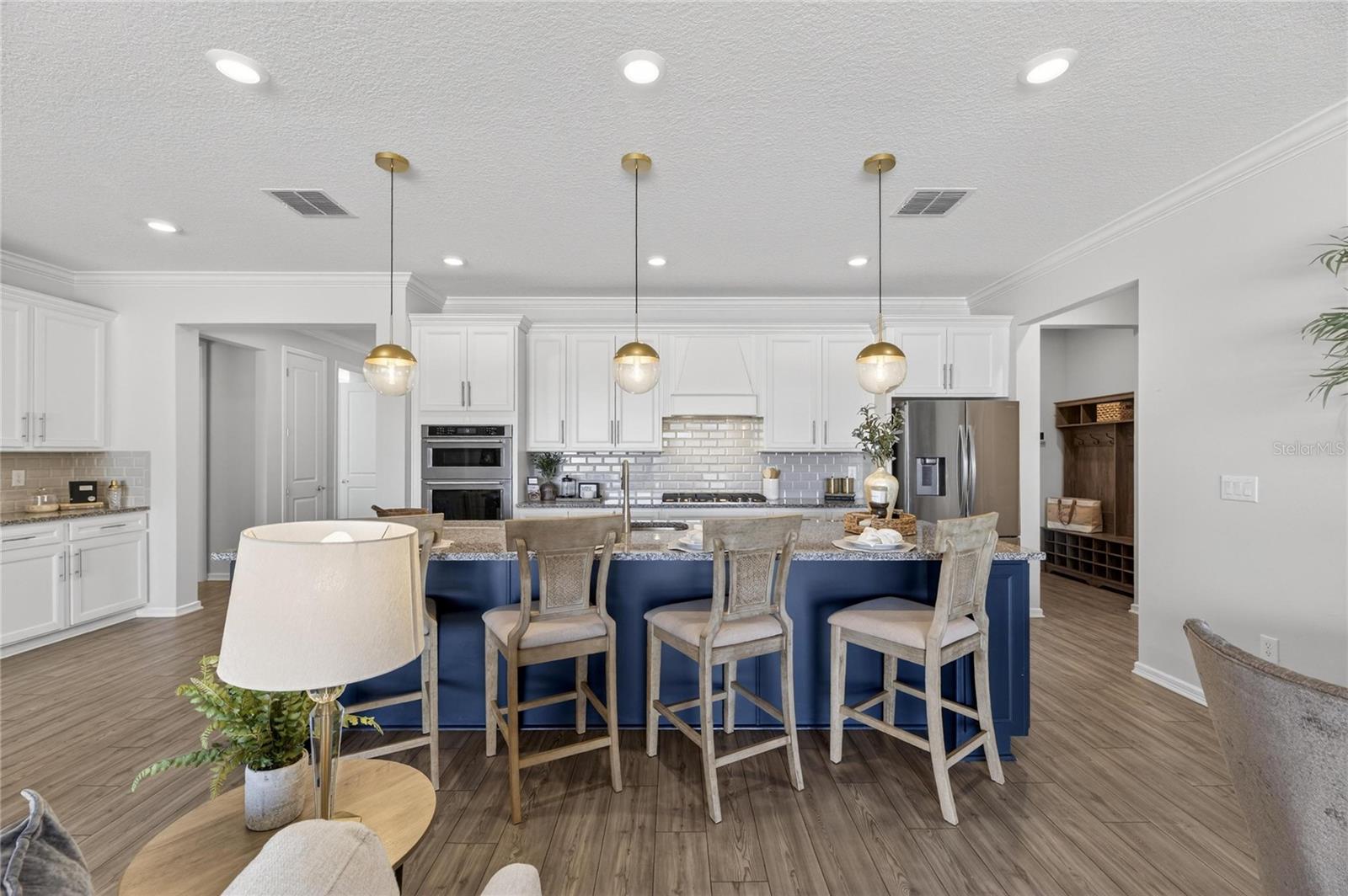 Kitchen with seating for four