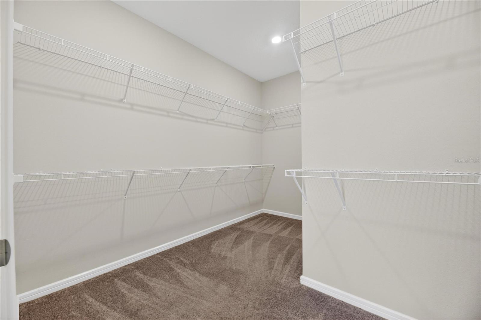 Primary walk in closet