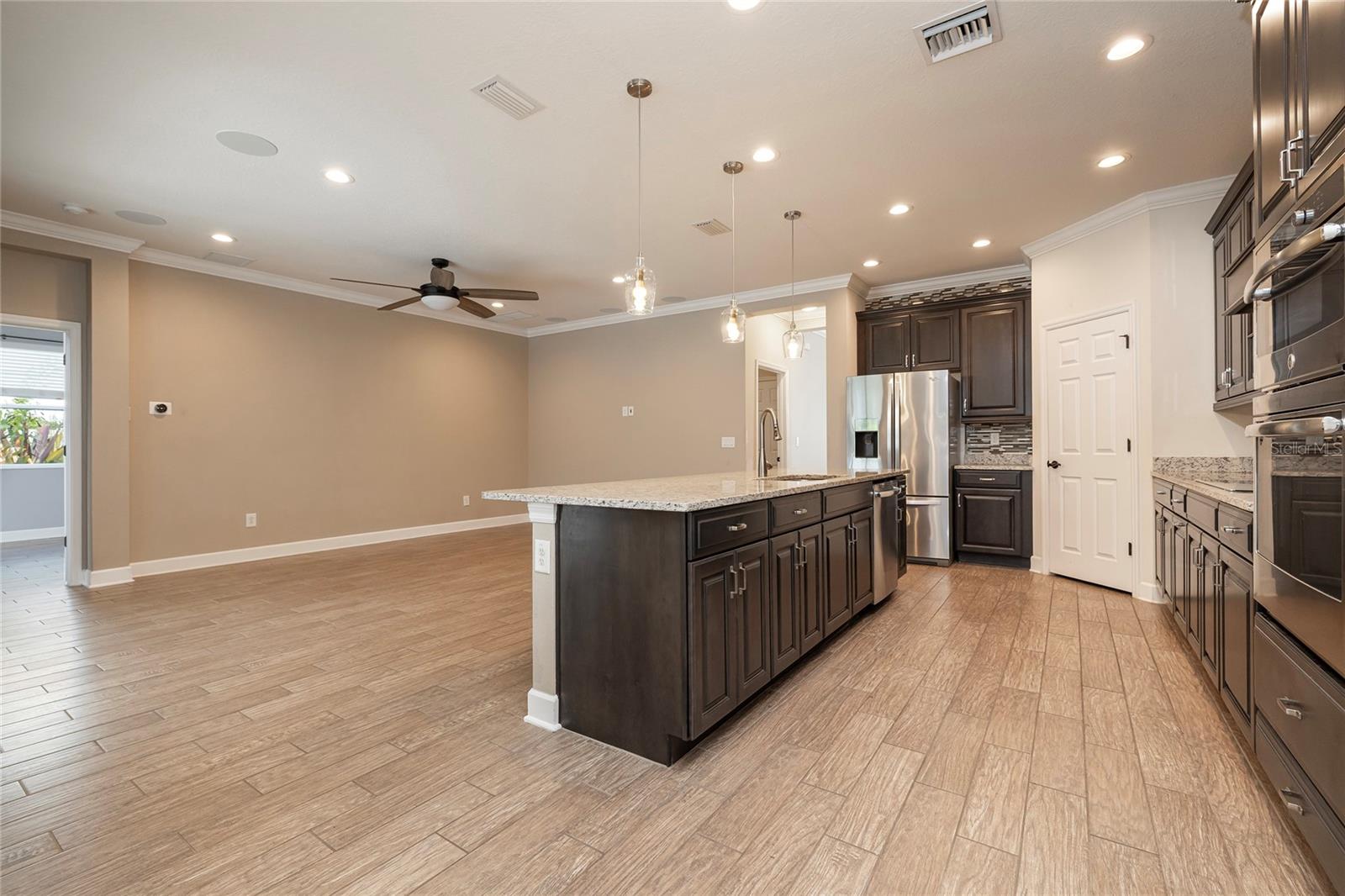 Kitchen looking towards Great room