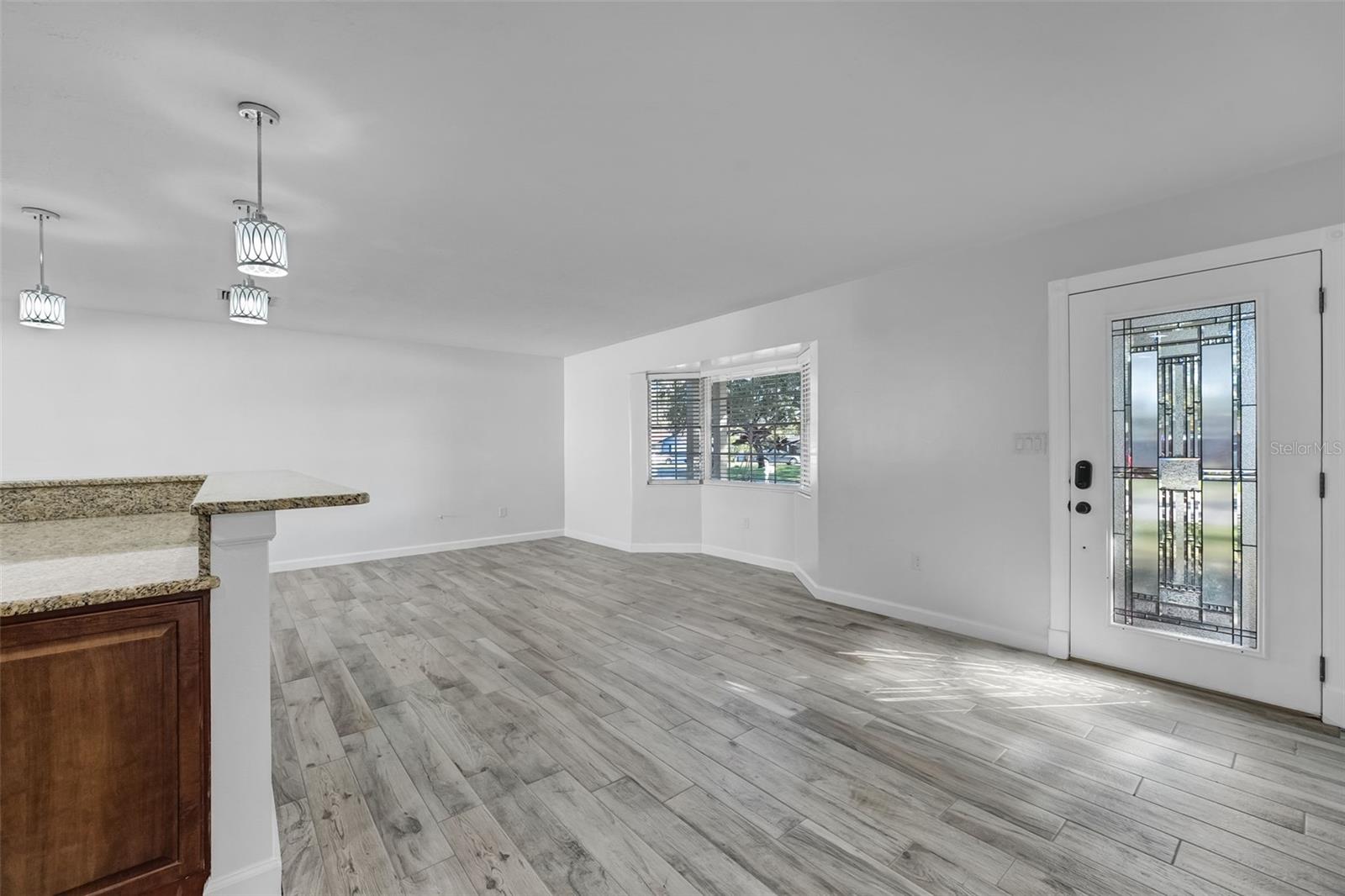 Entryway and Family Room