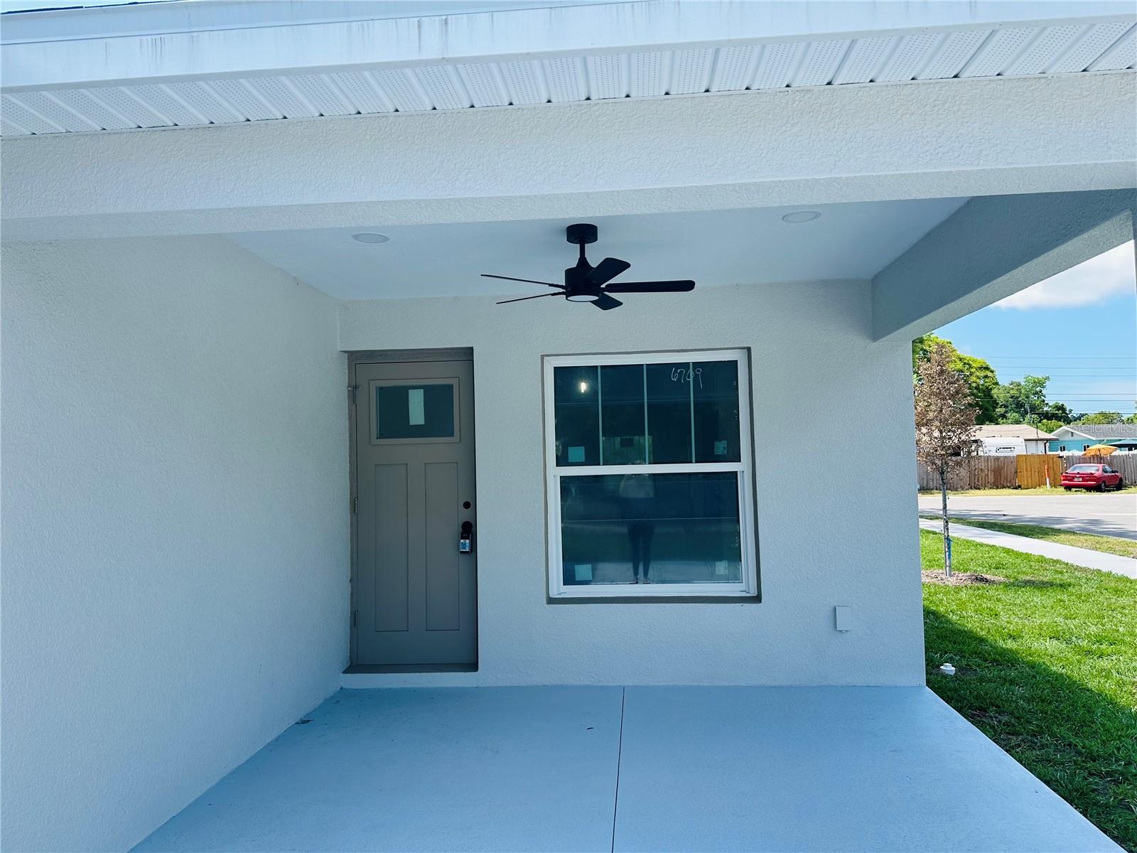 Rear/Side Covered Porch